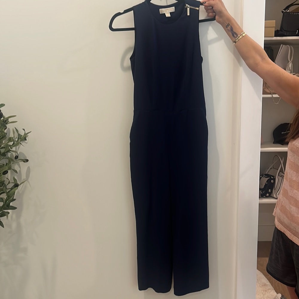 Navy Michael Kors jumpsuit